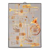Miroir Toiletpaper / Trumpets - Large H 40 cm - Seletti multicolore en plastique