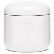Optima - Daira Boîte en céramique avec couvercle, Blanc (DAI55BI)