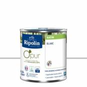 Peinture intérieure Ripolin O'Pur blanc satin 0 5L