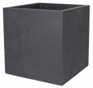 Pot carré Basalt anthracite 39.5 x 39.5 x 43.5 cm