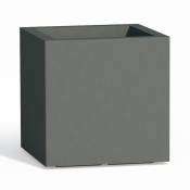 Pot de fleurs carré en résine h 40 mod. Cube 40x40