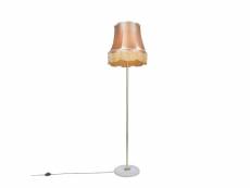 Qazqa led lampadaires kaso - doré - rétro - d 450mm