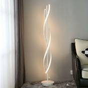 Senderpick - Lampadaire led dimmable, 1.35 m led Spiral Design Stand Lights Stand Floor Lighting Loft Living Bedroom Lamp