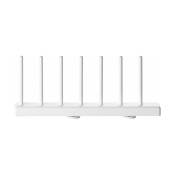 Set de 2 supports à assiettes en aluminium blanc 2,5 x 20 x 7,7 cm - String furniture