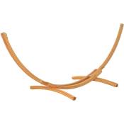 Support pied de hamac structure robuste bois de pin
