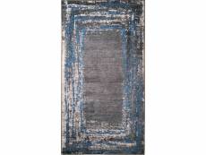 "tapis ring noir/bleu dimensions - 120x180" TPS_RING_NOIRBLE120