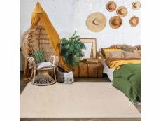 Tapis shaggy 120x170 loftuni beige oeko tex idéal pour la chambre