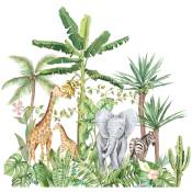 Tlily - Dessin Animé ForêT Tropicale Humide Animaux