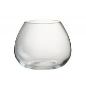 Vase verre transparent H23cm