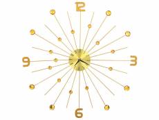 Vidaxl horloge murale métal 70 cm doré 283857
