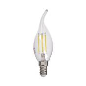 Xanlite - Ampoule à filament led flamme, culot E14, 4W cons. (40W eq.), lumière blanc chaud - RFV470FC