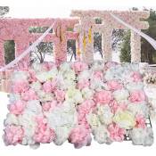 6pcs mur de fleurs artificielles faux fleurs fleurs artificielles rose mur Faux mur de fleurs roses fleurs décoratives pour la photographie de