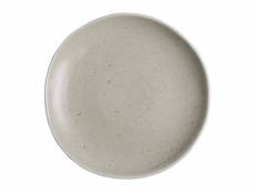 Assiette plate 205 mm chia - 3 couleurs - boîte de 6 - olympia - beige - porcelaine x27mm