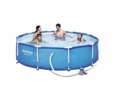 Bestway piscine "sirocco" ronde bleu 305 cm 412357
