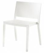 Chaise empilable Lizz / Version mate - Kartell blanc en plastique