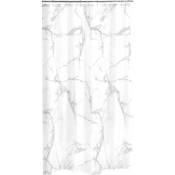 Douceur D'intérieur - Rideau de douche marbre, 180 x 200 cm
