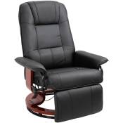 Fauteuil relax inclinable repose-pieds réglable pivotant