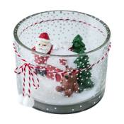 Fééric Lights And Christmas - Bougie Paysage de Noël Pot en verre 130G - Feeric Christmas - Multicolore