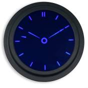 Horloge Murale Digitale Lumineuse - Bleu - Silencieuse - ø 35,5 cm - Carillon Big Ben