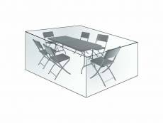 Housse de protection de meubles pour ensembles de meubles de jardin bâche imperméable en pe, transparente helloshop26 19_0000972