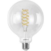LEDVANCE Ampoule LED SMART+ WIFI, transparente,8W, 806lm, forme globe 125mm et culot E27, lumière blanche réglable (2700-6500K), dimmable,