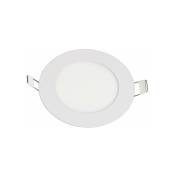 Optonica - Plafonnier led Rond 6W Extra Plat Encastrable