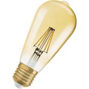 OSRAM 1906 Édition Vintage, E27-base, verre doré ,Blanc chaud (2400K), 725 Lumen, Remplacement de la traditionnelle 55W-Ampoules 2-Pack
