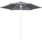 Oviala - Toile pour parasol droit 3m anthracite - Gris Anthracite
