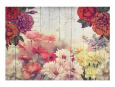 Papier peint - vintage flowers 400x280 cm