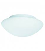 Plafonnier Bathroom Verre opal blanc 2 ampoules 10cm