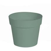 Pot rond Toscane - 13x11.6cm - 1.1L - Vert Laurier