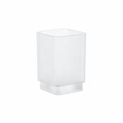 Selection Cube Verre en cristal, blanc satiné daVinci (40783000) - Grohe