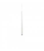 Suspension design Ultrathin Métal blanc 1 ampoule 60cm