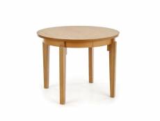Table ronde extensible 100-200cm placage bois cox 579