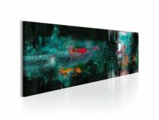 Tableau turquoise power taille 120 x 40 cm PD9296-120-40
