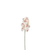 Tige d'orchidée artificielle rose H50