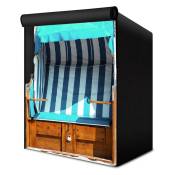 Tolletour - Housse de protection pour chaise de plage Oxford 600D Bâche de couverture avec fermeture éclair xxl