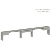Web Furniture - Banc pour table à manger console extensible 66-290cm Pratika b Couleur: Beige