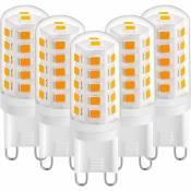 Beijiyi - Ampoule led G9 3W Blanc Chaud 2700K, Ampoules led G9 420LM, Équivalent à une Ampoule Halogène 28W 40W, Ampoules led G9 Maïs pour Lampe de