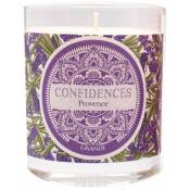 Confidences Provence - Bougie parfumée lavande fabriquée