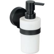 Distributeur de savon liquide PAVIA Static-Loc, noir, Wenko