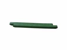 Greentyre - bord en caoutchouc - pièce d'extrémité - 100 x 10 x 10 cm - vert