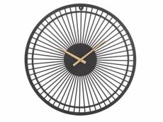 Horloge nala en métal filaire d60 cm noir - atmosphera