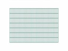 Inedit clôtures et barrières edition bratislava panneau de clôture 2d pour jardin 2008x1430 mm vert