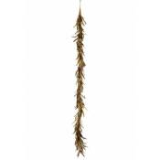 Jolipa - Guirlande décorative en plumes doré 30x30x145