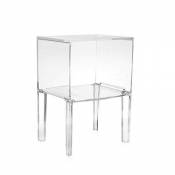 Kartell 3220B4 Table de nuit Small Ghost Buster (Transparent)