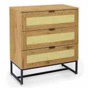 Mobilier Deco - arriane - Commode scandinave 3 tiroirs