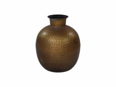 Padua - vase - métal - laiton antique or-gris - ø30x35