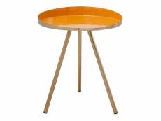 Paris prix - table d'appoint design "morrison" 48cm jaune