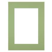 Passe-partout vert amande 40x50 cm ouverture 30x40 cm carton